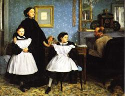 Edgar Degas Family Portrait(or the Bellelli Family) Sweden oil painting art